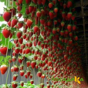 Клубника ампельная Анастасия купить по цене от 370р. в интернет-магазине «Посадика» с доставкой почтой в в Тутаеве и по всей России – [изображение №1].